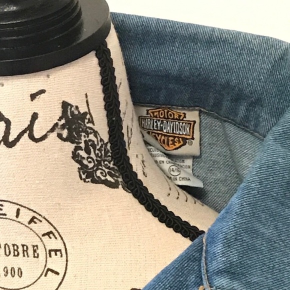 Harley Davidson Girls Jean Jacket - Picture 7 of 7